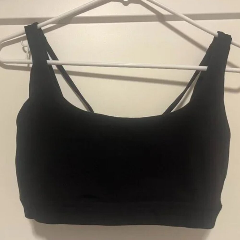 Athleta Exhale bra - Black, Size Large